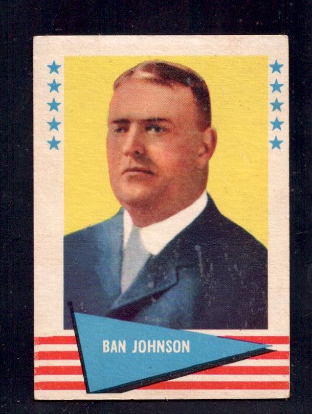 1961 Ban Johnson Fleer Baseball Greats #48 President Baseball Card - RSA