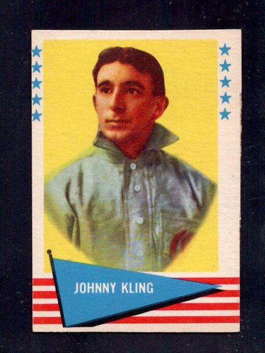 1961 Johnny Kling Fleer Baseball Greats #52 Cubs Baseball Card - RSA