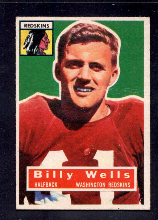1956 Topps #97 Billy Wells Redskins SHORT PRINT Football Card - RSA