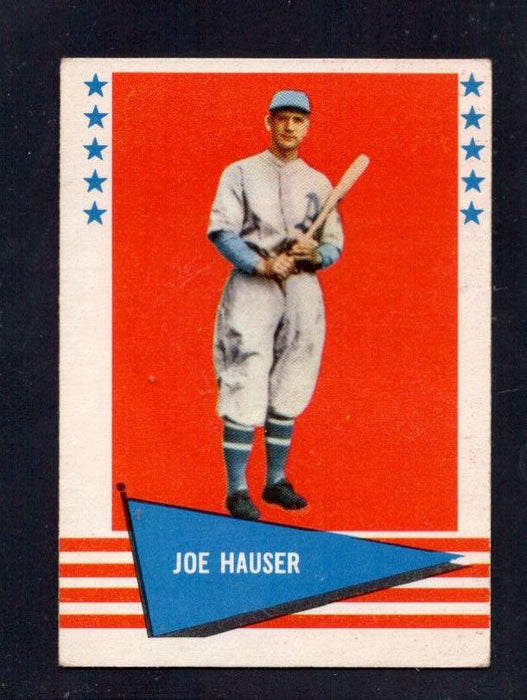 1961 Joe Hauser Fleer Baseball Greats #113 Athletics Baseball Card - RSA