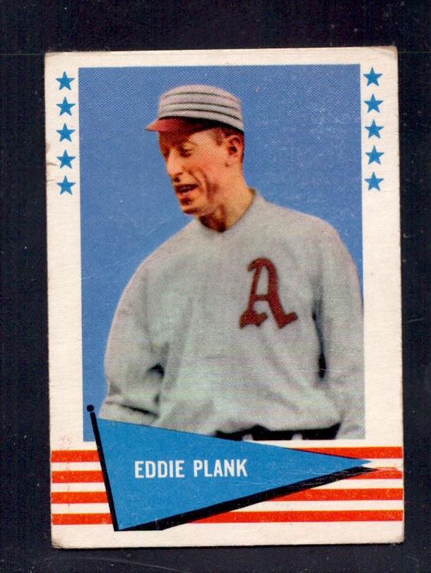 1961 Eddie Plank Fleer Baseball Greats #135 Athletics Baseball Card - RSA