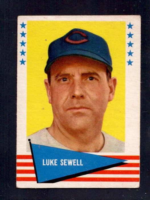 1961 Luke Sewell Fleer Baseball Greats #138 Indians Baseball Card - RSA