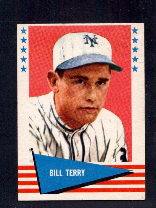 1961 Bill Terry Fleer Baseball Greats #142 Giants Baseball Card - RSA