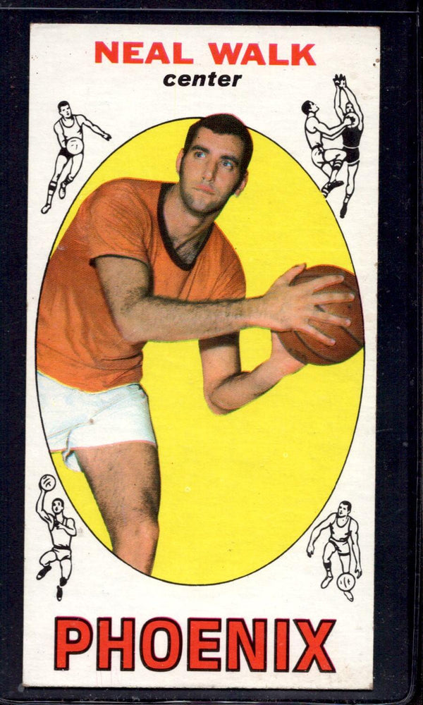 1969-70 Topps #46 Neal Walk Phoenix Suns Rookie Basketball Cards - RSA