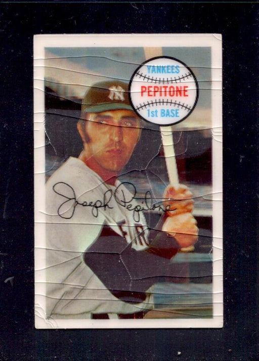 1970 Joe Pepitone Kellogg's #59 Yankees Baseball Card - RSA