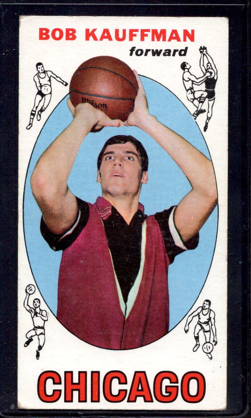 1969-70 Topps #48 Bob Kauffman Chicago Bulls Rookie Basketball Cards - RSA