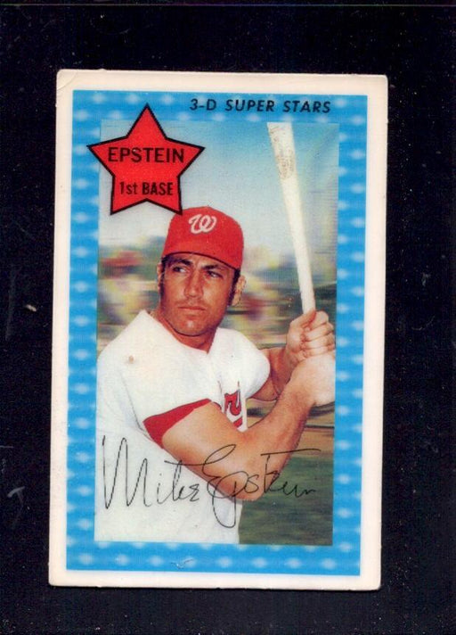 1971 Mike Epstein Kellogg's #34 Senators Baseball Card - RSA
