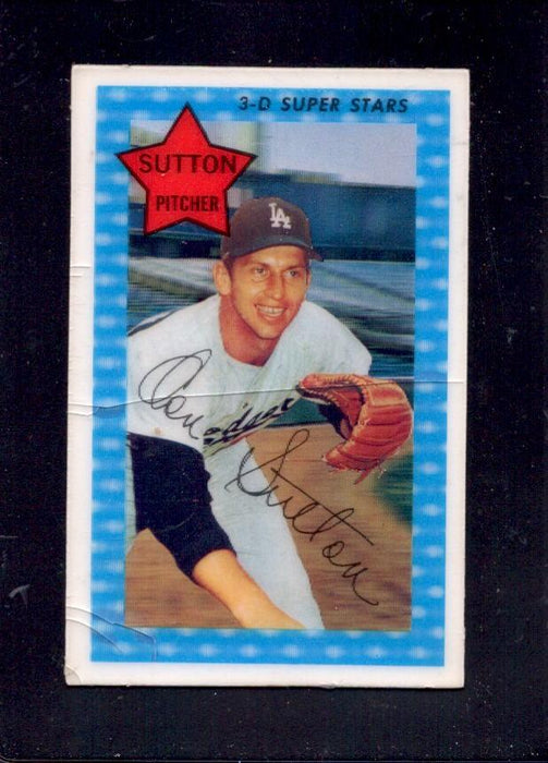 1971 Don Sutton Kellogg's #31 Dodgers Baseball Card - RSA