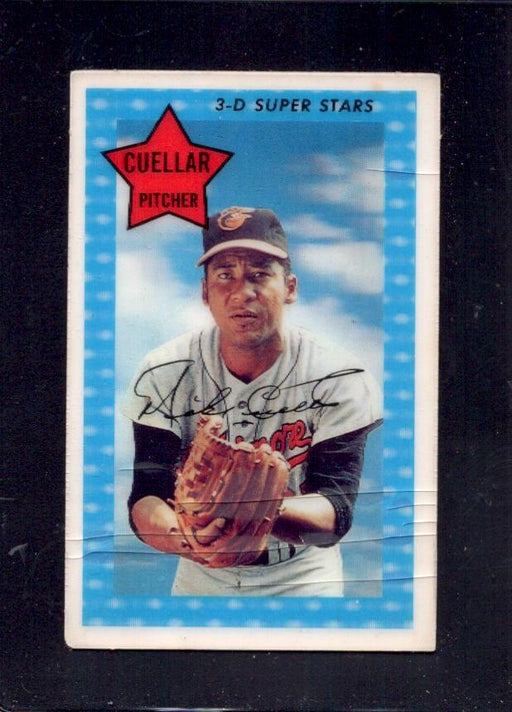1971 Mike Cuellar Kellogg's #49 Orioles Baseball Card - RSA