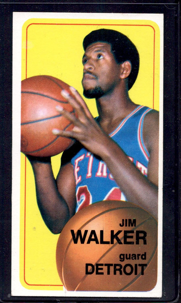1970-71 Topps #25 Jimmy Walker Detroit Pistons Basketball Cards - RSA