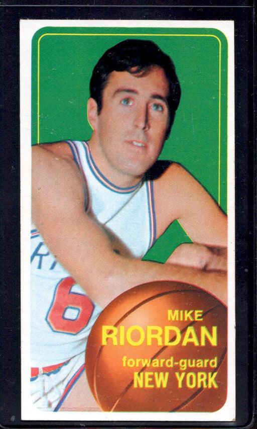 1970-71 Topps #26 Mike Riordan New York Knicks Rookie Basketball Cards - RSA