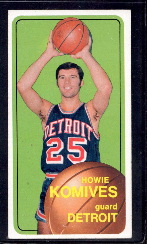 1970-71 Topps #42 Howie Komives Detroit Pistons Basketball Cards - RSA