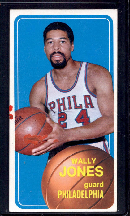 1970-71 Topps #83 Wally Jones Philadelphia 76ers Basketball Cards - RSA