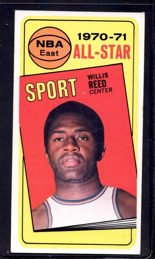 1970-71 Topps #110 Willis Reed New York Knicks All-Star Basketball Cards - RSA
