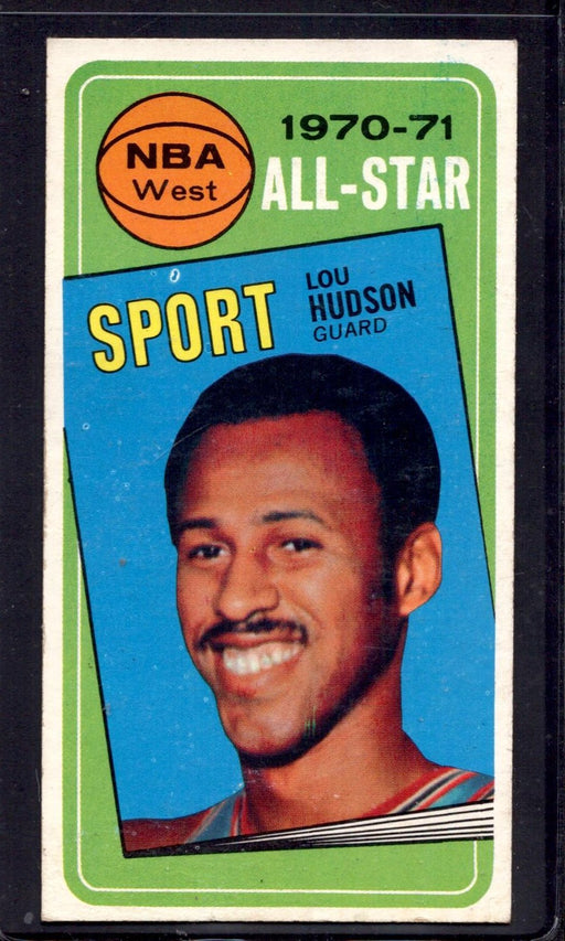 1970-71 Topps #115 Lou Hudson Atlanta Hawks All-Star Basketball Cards - RSA