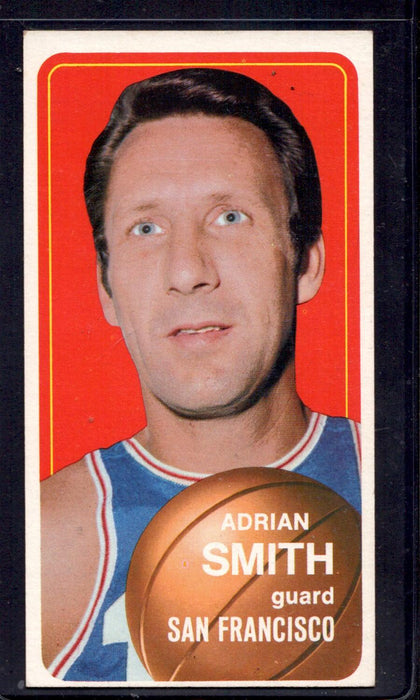 1970-71 Topps #133 Adrian Smith San Francisco Warriors Basketball Cards - RSA