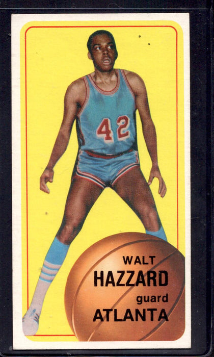 1970-71 Topps #134 Walt Hazzard Atlanta Hawks Basketball Cards - RSA