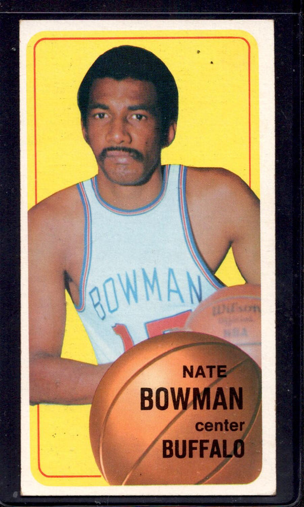 1970-71 Topps #138 Nate Bowman Buffalo Braves Basketball Cards - RSA
