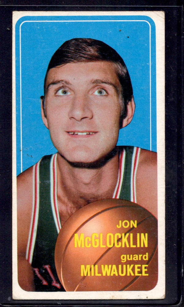 1970-71 Topps #139 Jon McGlocklin Milwaukee Bucks Basketball Cards - RSA
