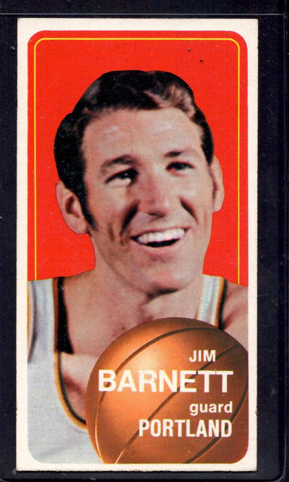 1970-71 Topps #142 Jim Barnett Portland Trail Blazers Basketball Cards - RSA