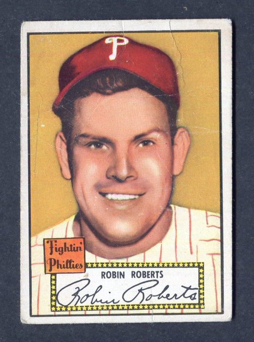 1952 Topps #59 Robin Roberts Baseball Card - RSA