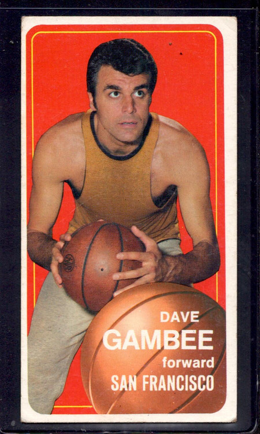 1970-71 Topps #154 Dave Gambee San Francisco Warriors Basketball Cards - RSA