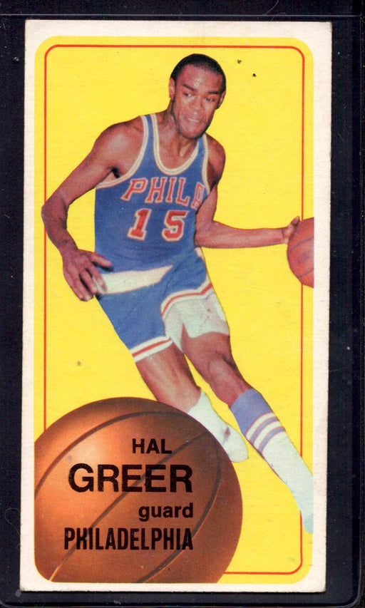 1970-71 Topps #155 Hal Greer Philadelphia 76ers Basketball Cards - RSA