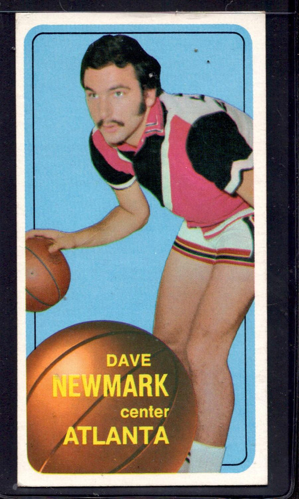1970-71 Topps #156 Dave Newmark Atlanta Hawks Basketball Cards - RSA