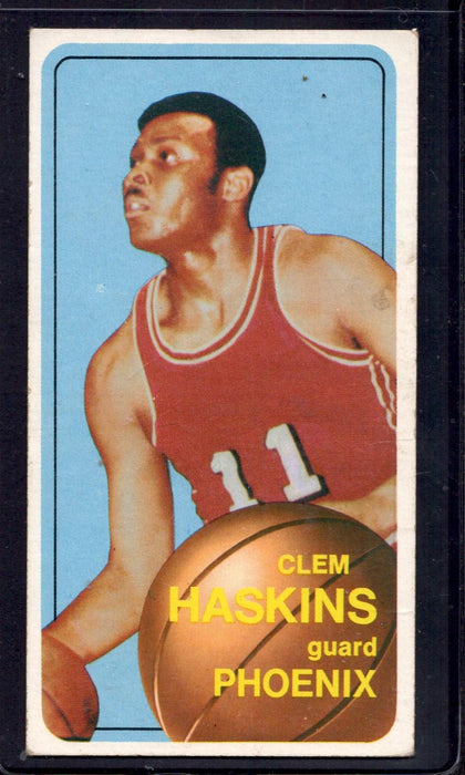 1970-71 Topps #165 Clem Haskins Phoenix Suns Rookie Basketball Cards - RSA