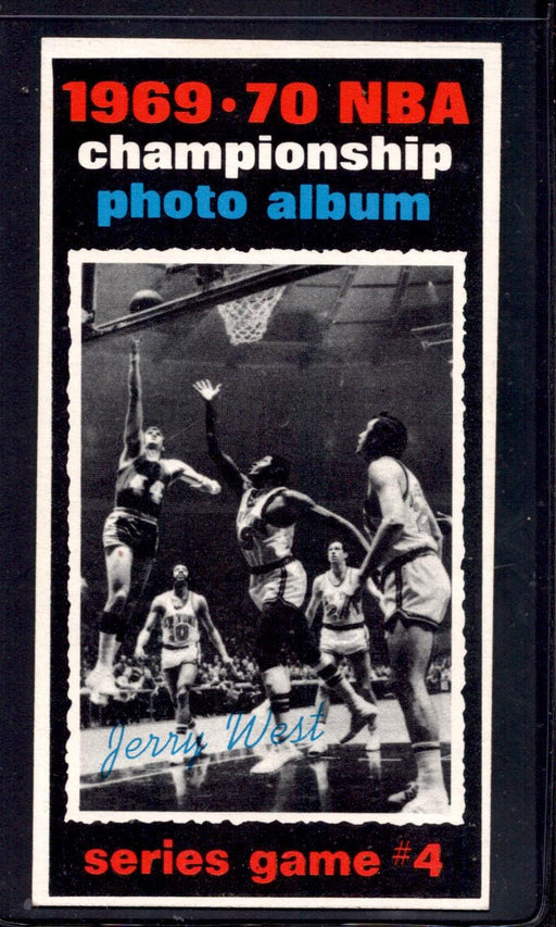 1970-71 Topps #171 Jerry West 1969-70 NBA Championship Photo Album Game 4 Basketball Cards - RSA