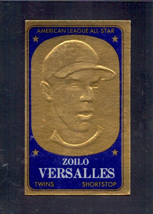 1965 Zoilo Versalles Topps Embossed #33 Twins Baseball Card - RSA