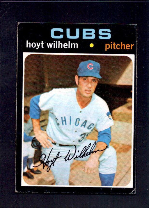 1971 Hoyt Wilhelm Topps #248 Cubs Baseball Card - RSA