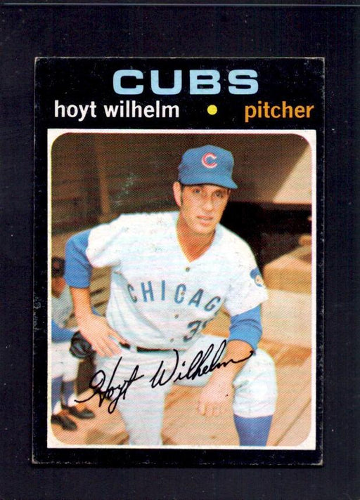 1971 Hoyt Wilhelm Topps #248 Cubs Baseball Card - RSA