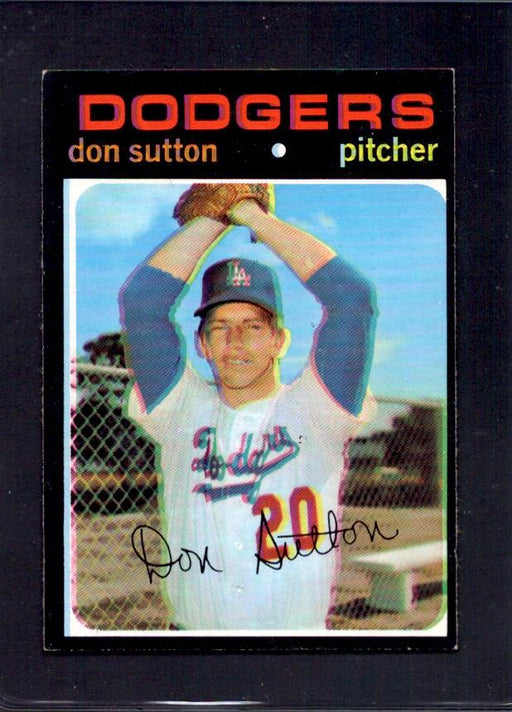 1971 Don Sutton Topps #361 Dodgers Baseball Card - RSA
