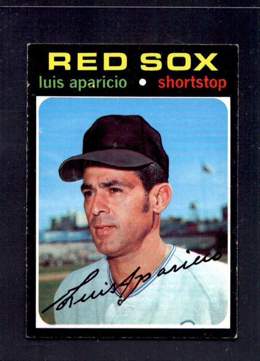 1971 Luis Aparicio Topps #740 Red Sox Baseball Card - RSA