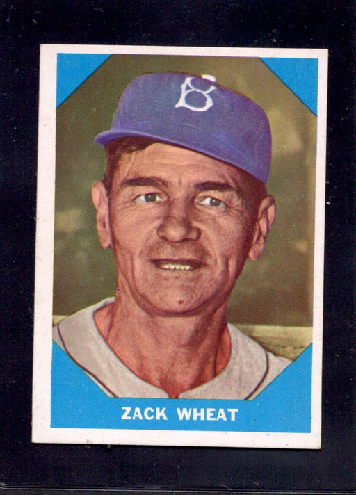 1960 Zack Wheat Fleer Baseball Greats #12 Baseball Card - RSA