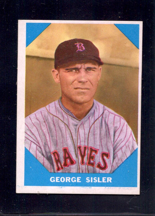 1960 George Sisler Fleer Baseball Greats #13 Baseball Card - RSA