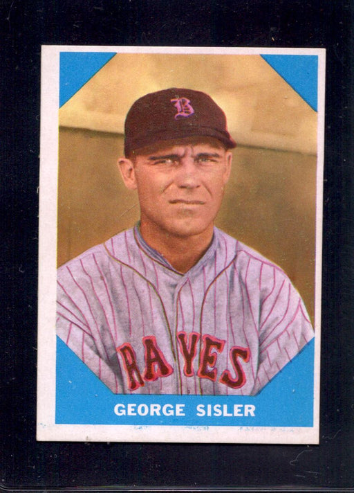 1960 George Sisler Fleer Baseball Greats #13 Baseball Card - RSA