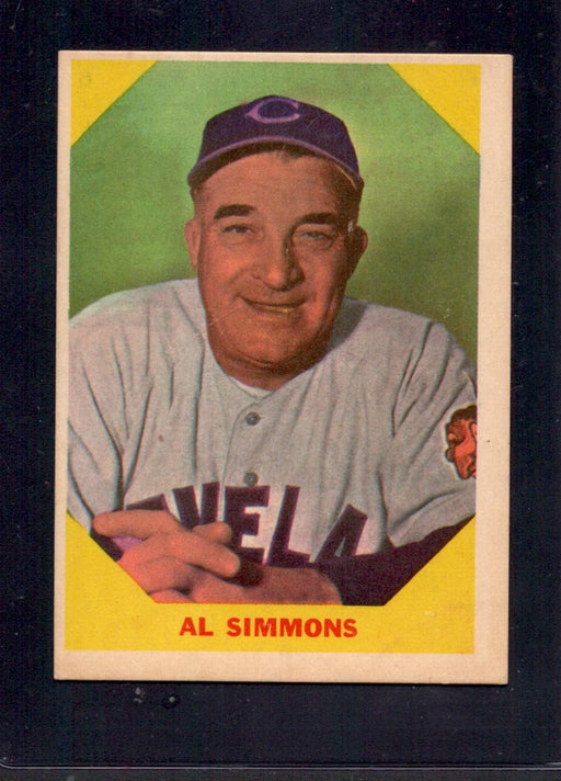 1960 Al Simmons Fleer Baseball Greats #32 Baseball Card - RSA