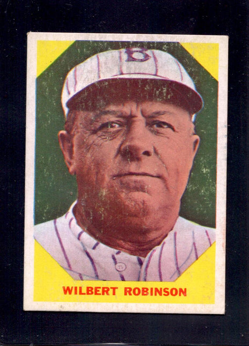 1960 Wilbert Robinson Fleer Baseball Greats #33 Baseball Card - RSA