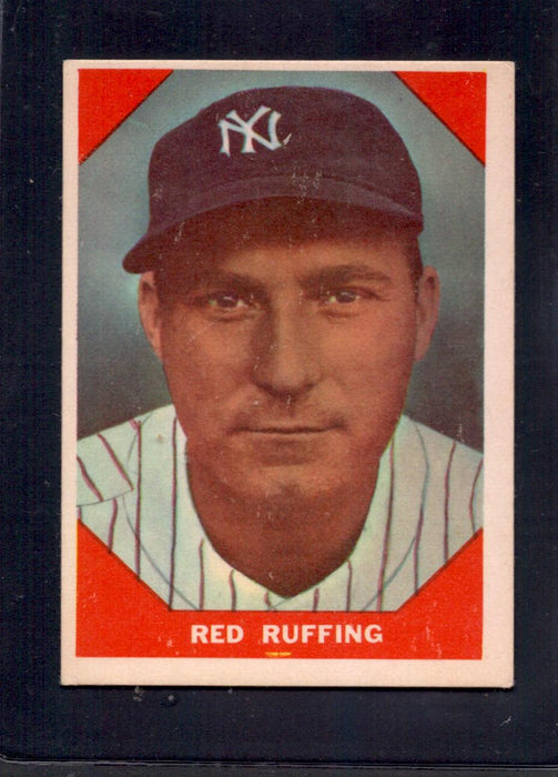 1960 Red Ruffing Fleer Baseball Greats #63 Baseball Card - RSA