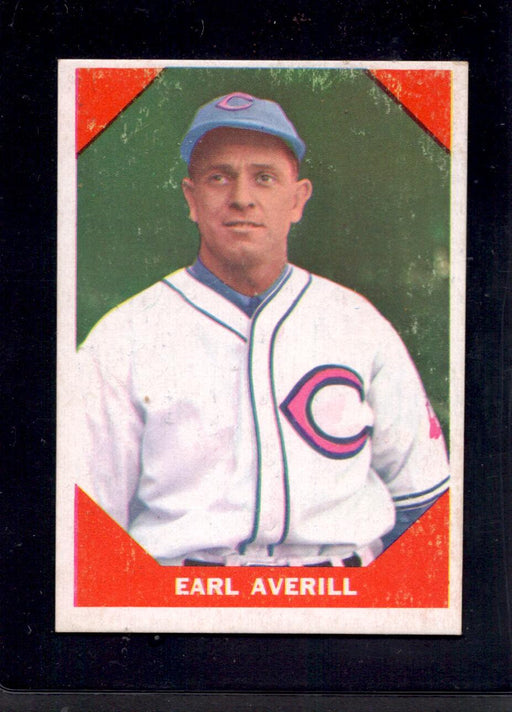1960 Earl Averill Fleer Baseball Greats #71 Baseball Card - RSA