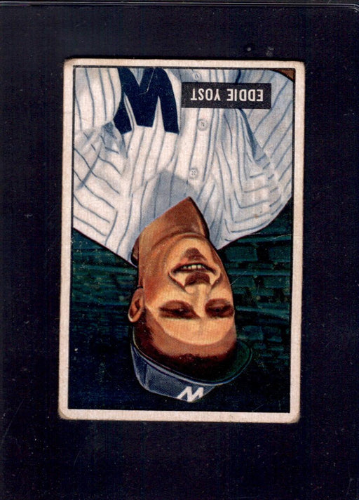 1951 Eddie Yost Bowman #41 Senators Baseball Card - RSA