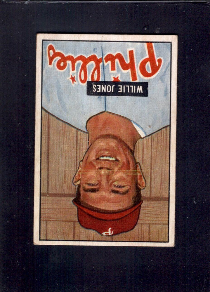 1951 Willie Jones Bowman #112 Phillies Baseball Card - RSA