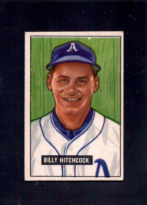 1951 Billy Hitchcock Bowman #191 Athletics Rookie Baseball Card - RSA