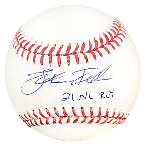Jonathan India Signed 21 NL ROY Inscription Rawlings Official Major League Baseball (Beckett) - RSA