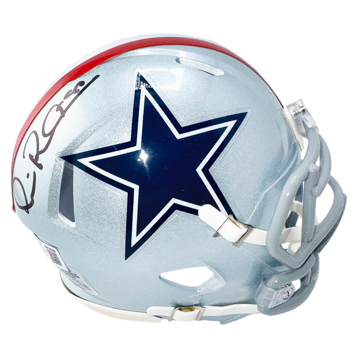 Michael Irvin Signed Dallas Cowboys Throwback 1976 Speed Mini Football Helmet (Beckett)