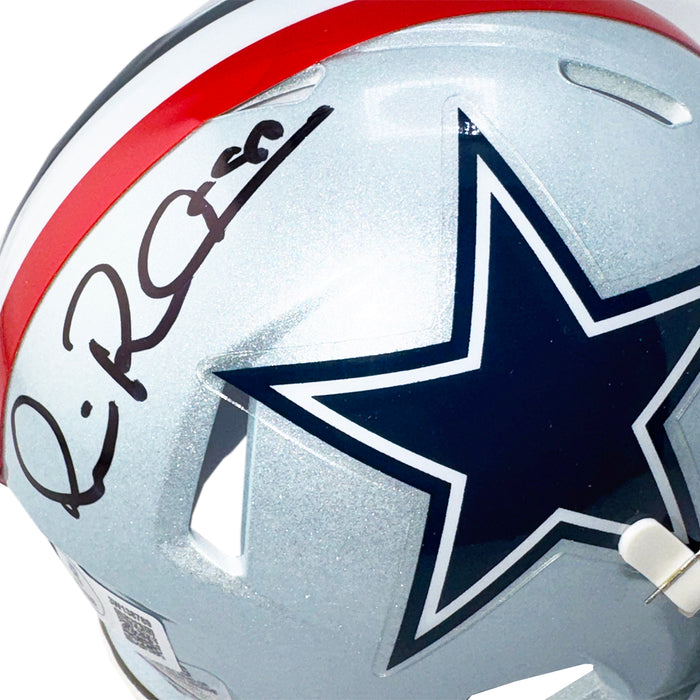 Michael Irvin Signed Dallas Cowboys Throwback 1976 Speed Mini Football Helmet (Beckett)