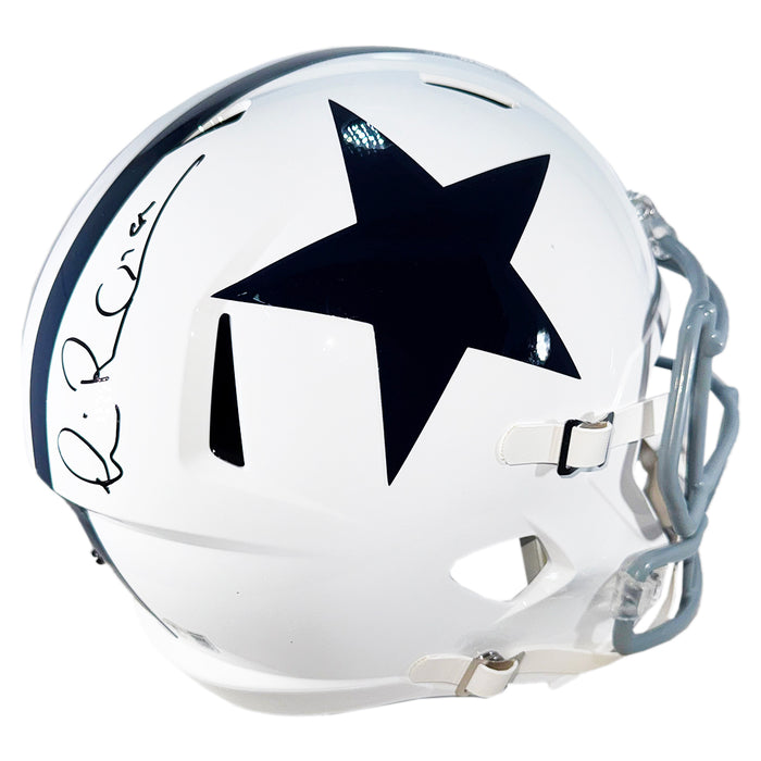 Michael Irvin Signed Dallas Cowboys Throwback 60-63 Speed Full-Size Replica Football Helmet (Beckett)