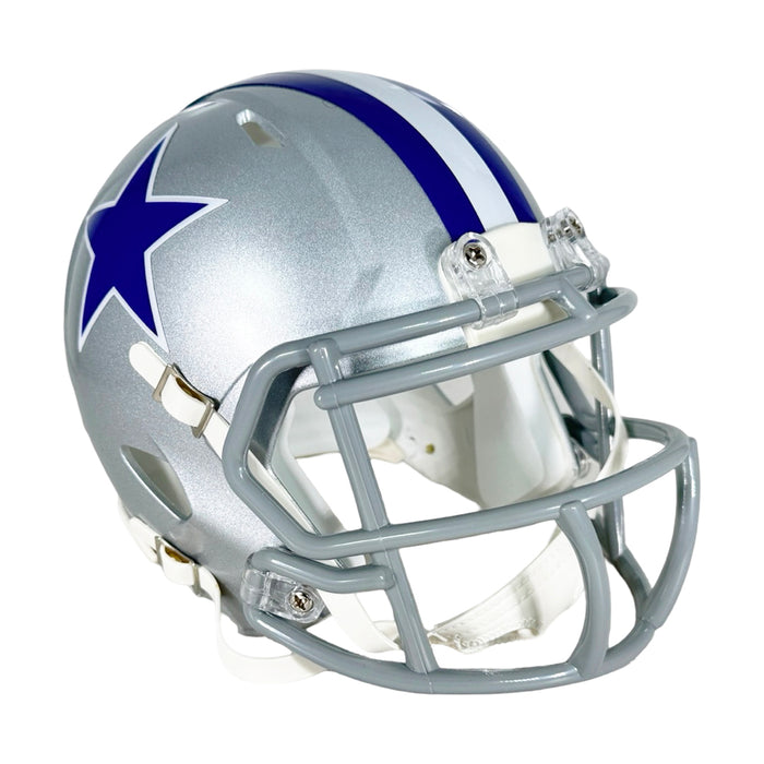 Michael Irvin Signed Dallas Cowboys Throwback 64-66 Speed Mini Football Helmet (Beckett)